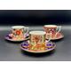 Royal Crown Derby Porcelain Cup & Saucer, the curators collection, Imari, Purdue, Rich Japan - Acanthus, late 20th century, fine Bone China