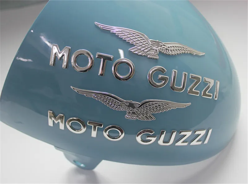 3d Moto Guzzi Aufkleber Adler Aufkleber Gold Silber Farbe Motorrad Moto Bike Wasserdichte 3d Decals Aufkleber Image