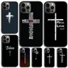 Bibbia Jesus Christ Christian Cross Cover per iPhone 15 14 SE 2020 XR XS 11 12 13 Mini Pro MAX 6 7 8