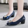 Frühlings- und Herbst-Bootsschuhe aus echtem Leder, weiche Sohle, mittelhohe Schuhe, Schleifenabsätze, Damen, Damen, runde Zehen, Slip-on, Damen, Größe 42