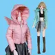 ICY DBS outfits für TRAUM FEE Puppe 1/3 BJD mädchen winter mantel rosa grün unten jacke