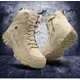 2023 Fashion Men's Military Boot Outdoor Leather Tactical Combat Men's Boots Work Boots Men's Short