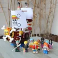 Anime One Piece Pirates Ship Thousand Sunny Boat Models Zoro/Luffy Boat Building Blocks Toys for