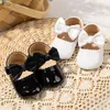 Kidsun Baby Mädchen Schuhe klassische Bowknot Kleinkind Pu Kleid Schuhe Gummis ohle Anti-Rutsch-Neugeborenen First Walker Krippe Schuhe Mokassins