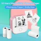 Phomemo T02 Thermal Printer Paper Thermal Sticker BPA Free for Journal Photo Picture Texts Study