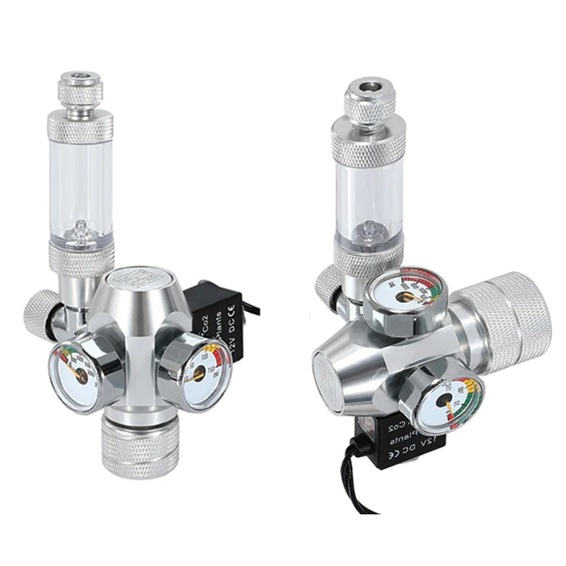 Neue DIY Aquarium CO2 Regler Elektromagnetische Ventil Blase Zähler CO2 Control System Aquarium CO2 Druckminderventil Image