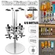 Rotierender 6-Flaschen-Schnapsspender Weinregal-Jet-Bar-Set-Getränkesp ender