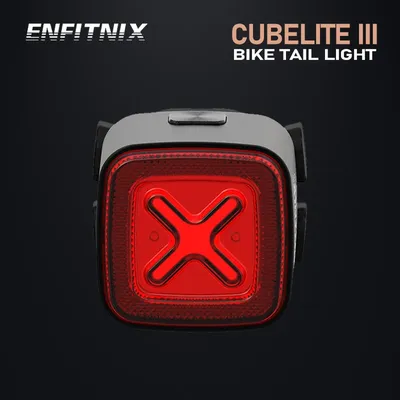 Enfitnix Cubelite III Auto Brake Bike Taillight Smart Sensor Cycling MTB ROAD Rear Lights Bicycle