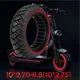 10*2.70-6.5(10*2.75) off-road solid tires with red ring anti-slip explosion-proof scooter parts