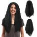 2023 Holiday Gift Savings Fashion Black Synthetic Wig Long Curly Wavy Wigs Natural Full Wigs for Women Gifts for Women