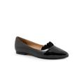 Women's Elsie Casual Flat by Trotters in Black Patent (Size 8 1/2 M)