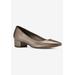 Wide Width Women's Heidi Ii Pump by Ros Hommerson in Bronze Leather (Size 12 W)