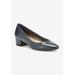 Extra Wide Width Women's Heidi Ii Pump by Ros Hommerson in Navy Leather (Size 10 WW)