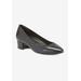 Wide Width Women's Heidi Ii Pump by Ros Hommerson in Black Leather (Size 8 W)