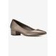 Wide Width Women's Heidi Ii Pump by Ros Hommerson in Bronze Leather (Size 13 W)