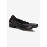 Women's Tess Flat by Ros Hommerson in Black Leather (Size 11 N)