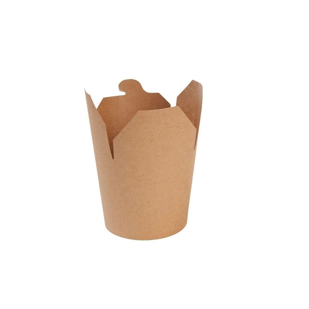 greenbox - Nudelboxen / Asiaboxen aus Karton 650 ml, braun, PLA-beschichtet, 50 St. Image