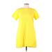Osman Yousefzada Collective Casual Dress - Shift: Yellow Dresses - Women's Size 10