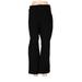 Eddie Bauer Dress Pants - High Rise: Black Bottoms - Women's Size Large Petite