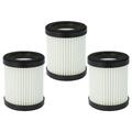 vhbw Set 3x Replacement Filters compatible with Beldray Airgility 29.6V BEL01171, BEL0776, BEL0813 Handheld Vacuum Cleaner - Dust Filter