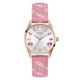 GUESS Women's 36mm Watch - Pink Strap Pink Dial Rose Gold Tone Case, Pink, Classic