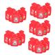 Didiseaon 25 Pcs Mini Hot Water Bottle Hand Warmer Water Bag Small Hot Water Bottle Heat Water Bag Refillable Belly Warmer Hot Compress Bottle Reusable Hot Water Pouch Christmas PVC Cover