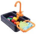 ibasenice 1 Set Dishwasher Kids Suit Kids Playset Girls Suit Toddler Play Sink Toys Kitchen Appliance Toys Kids Kitchen Toys Kids Play House Plaything Playhouse Toy Funny Play Toy Child Food