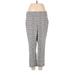 Simply Vera Vera Wang Dress Pants - High Rise: Gray Bottoms - Women's Size Medium