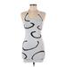 Shein Casual Dress - Bodycon Scoop Neck Sleeveless: Gray Dresses - Women's Size Medium