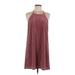 Anna Grace Casual Dress: Burgundy Dresses - Women's Size Large