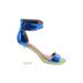 Jeffrey Campbell Heels: Blue Color Block Shoes - Women's Size 9