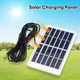 1.2W 6V Solar Panel DC Port Portable Polycrystalline Silicon Solar Charger Plate Phone Battery Power