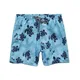 Hot Summer Men's Brand Elastic Waist Blue Boardshorts Watercolor Turtles Printed Beach Surf Bathing