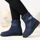 Women Boots 2023 New Winter Boots Women Low Heels Winter Shoes For Women Waterproof Snow Boots Ankle