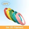 Filament 3D Pen PLA 1.75Mm Refill Plastic Silk 5 meter Marble shining Wood Gold Silver Copper Yellow