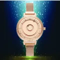 EUTOUR Gold Quartz Women Watches Luxury Magnetic Ball Watch For Woman Stainless Steel Fashion Girl