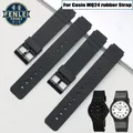 Black Resin Strap for Casio 1330 MW-58 MQ-24 MQ-71 MW-59 Sport Waterproof 16mm Men Replacement