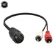 0.5M Audio Adapter Cable 5-pin DIN Female Plug to 2 RCA Male Lotus Plug AMP Audio Cable Adapter