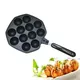 12 Cavities Aluminum Alloy Takoyaki Pan Takoyaki Maker Octopus Small Balls Baking Pan Home Cooking