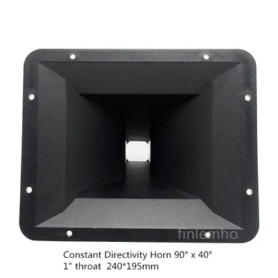 2PC Hochtöner Lautsprecher Horn 240*195 DJ Auto HiFi Höhen Für Heimkino Professionelle Konsole Mixer Image