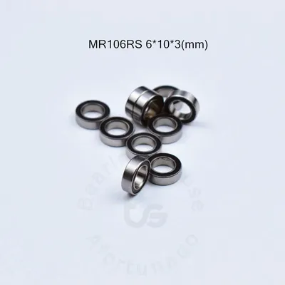 Mr106rs Miniatur lager 10 Stück 6*10*3(mm) versand kostenfrei Chromstahl gummi versiegelte