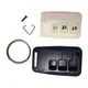 One Way Keychain Case body Shell For Russian Car Alarm System Remote Control House StarLine B9 B6 C9