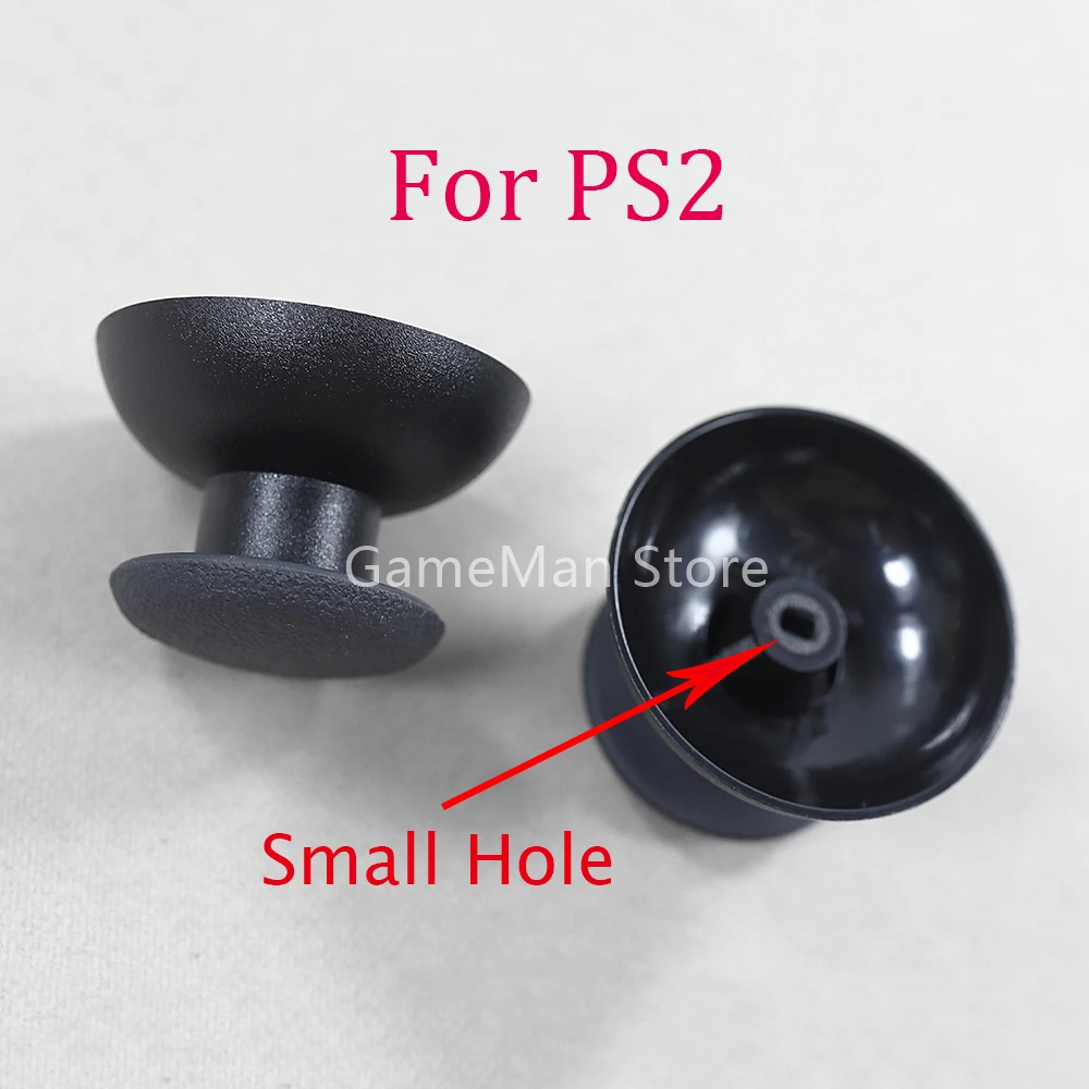 5 stücke Schwarz Analog 3D Thumb-Sticks Joystick Kleine Loch Pilz Kappe Für PS2 Thumbstick Griffe Für Playstation 2