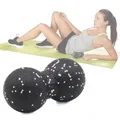 Yoga Massage Roller Ball Peanut Double Lacrosse Spiky Fasciitis Balls Back Ball For Plantar Relief