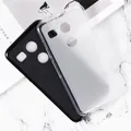 Black Case For LG Nexus 5X Soft TPU Silicone Back Cover Shockproof Cover For LG Nexus 5X Phone
