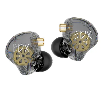 KZ EDX Lite Wired In Ear Earphones Monitor Stage Live Headphones HIFI Stereo Bass Music Earbuds