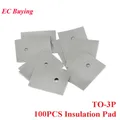 100PCS TO-3P Insulation Pad Silicone Heatsink Shim Transistor Silicone Insulation Film