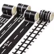 5m/10m Creative DIY Road Highway Railway Train Paper Tape Removable Track Road for Kids Race