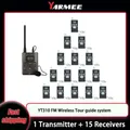 YARMEE FM sistema di guida turistica Wireless Audio portatile 1 trasmettitore + 15 ricevitori Radio per il museo della chiesa in viaggio Umrah Hajj
