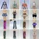 Viele Arten von Kleidung Jeans Top für 30cm Puppe Mode coole Puppe High School Puppe Licca Puppe